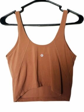 lululemon athletica Chestnut Cropped Scoop Tank